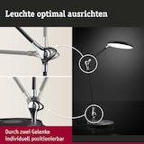 thumbnail of Paulmann Lampe de bureau LED Numis QI  White Switch 1000lm 11W Noir 78910
