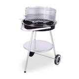 thumbnail of WellHome - Halbrunder Hibachi-Grill aus Stahl mit einem 425 x 3 mm großen Grillrost.