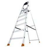 thumbnail of Stufenstehleiter Solido, Aluminium, extrem rutschfeste Plattform, 7 Stufen