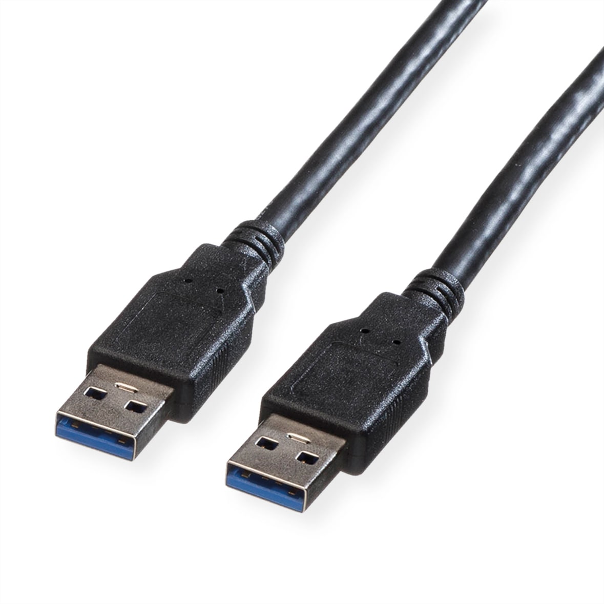 ROLINE USB 3.2 Gen 1 Kabel, Typ A-A, schwarz, 3 m