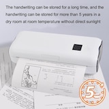 thumbnail of Mini Imprimante Portable Sans Fil Pour Bureau Etudiant A4 Bluetooth WiFi YONIS