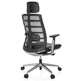 thumbnail of Bürostuhl / Chefsessel SPINIO ELITE L Rücken Netzstoff / Sitz Leder schwarz hjh OFFICE