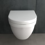 thumbnail of Alpenberger Wand WC mit Bidet Funktion Spülrandlos | WC Komplettset mit Geberit Spülkasten, Betätigungsplatte und Bausatz | Vorwandelement WC Set Bad