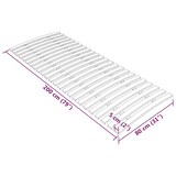 thumbnail of vidaXL Bettlattenrost Ersatz mit 24 Latten 80x200 cm