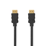 thumbnail of Nedis High Speed ​​HDMI  Kabel mit Ethernet - HDMI Stecker - HDMI Stecker - 4K@60Hz - ARC - 18 Gbps - 5.00 m - Rund - PVC - Schwarz - Box