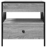 thumbnail of vidaXL Couchtisch mit Infinity-LED Grau Sonoma 50x50x51 cm