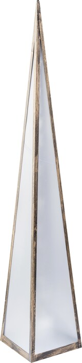 thumbnail of Tarrington House Piramide LED, metallo/pvc, 15 x 15 x 90 cm, 24 LED, 0,84 W, effetto luce rotante, oro