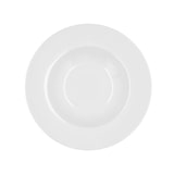 thumbnail of Service de 6 assiettes à soupe au porc en porcelaine Bidasoa Glacial à large bord, 23,5 cm