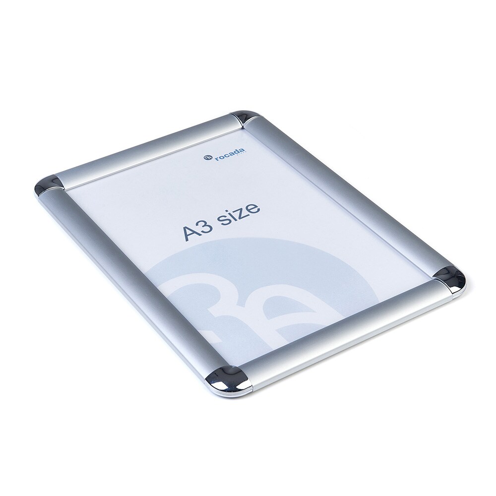 Rocada Quadro de encaixe em alumínio com cantos redondos Clip A3