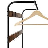 thumbnail of tectake Garderobekast - 73,5x36x184cm, Industrieel hout donker, rustiek - 404533