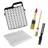 thumbnail of Maler Set 17-tlg. Farbrollen Abstreifgitter Farbwanne Pinsel Farbrührer Spachtel