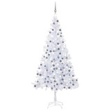 thumbnail of vidaXL Künstlicher Weihnachtsbaum mit Beleuchtung Kugeln L 240 cm Weiß