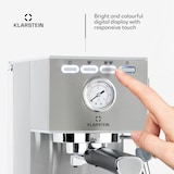 thumbnail of Pausa Espressomaker 1350 Watt 20 Bar Druck Wassertank: 1,4 Liter Edelstahl Silber-Metallic