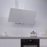 thumbnail of Wiggo WE-A941G(W)- Schuine Afzuigkap - 90cm - Wit Glas