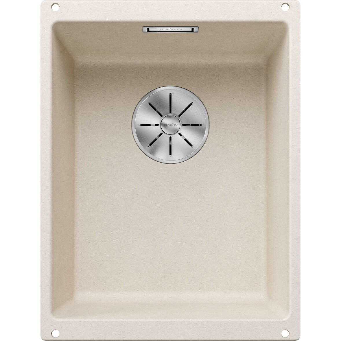 BLANCO SUBLINE 320-U Einbauspüle SILGRANIT softweiß ab 40 cm