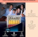 thumbnail of Beersafe L Crystal White Kühlschrank 47 Ltr 2 Böden Glastür Edelstahl Weiß