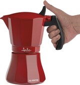 thumbnail of Cafetera de aluminio JATA HCAF2006 de 6 tazas. Apta para todas las cocinas, incluida inducción. Asa maciza especial antIquemaduras