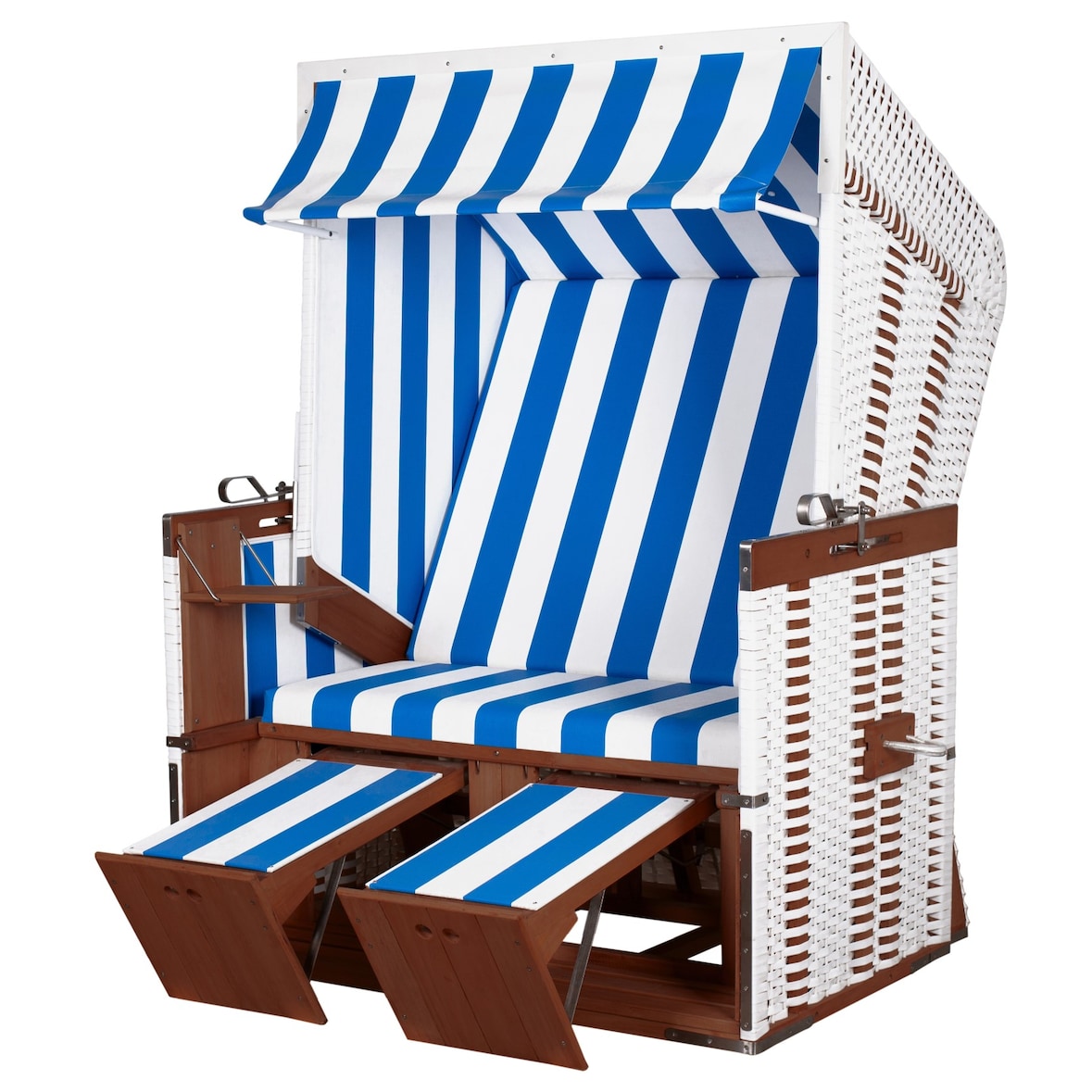 Strandkorb deVries Profi Nordsee Sylt - PE weiß - Modell 991