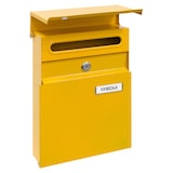 thumbnail of ARREGUI Line E6808 Cassetta Postale Individuale in Acciaio, Cassetta della Posta da Parete, Con Serratura Coperta, Dimensione S (DIN A5), Giallo