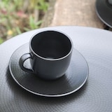 thumbnail of Avet Conjunto de 6 chávenas de café com pires incluído HMLOHAN BLK-41.