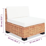thumbnail of vidaXL Sofagarnitur 14-tlg. Natürliches Rattan