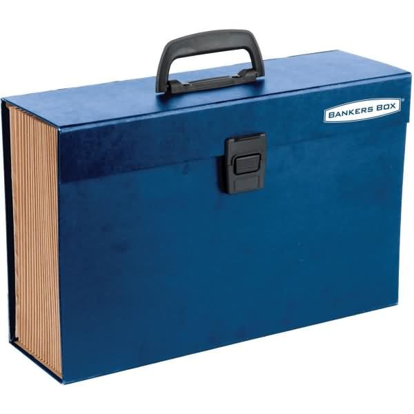 Handifile Dokumentenmappe Bankers Box 368x260mm 19 Fächer blau