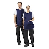 thumbnail of Overgooierschort met zak Whites marineblauw