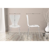 thumbnail of Set 4 Sedie Impilabili CALISTO bianco