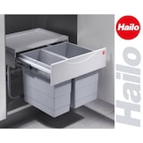 thumbnail of Hailo Abfallsammler 3644701 TR Swing Raumspar-Tandem-S 18 + 12 Liter