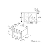 thumbnail of Micro-ondes encastrable combiné CMA583MS0