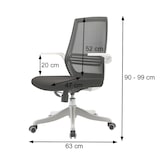 thumbnail of SIHOO Sedia da ufficio ergonomica moderna, sedia da scrivania, traspirante, supporto per la vita, bracciolo sollevabile ~ grigio