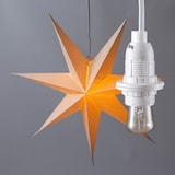 thumbnail of Kabel mit E14 Lampenfassung für Leuchtsterne und Hängeartikel 3,5m mit Schalter