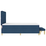 thumbnail of vidaXL Boxspringbett mit Kopfteil Blau 200 x 140 cm Stoff