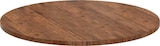 thumbnail of vidaXL Tischplatte Dunkelbraun Ø 90 x 2.5 cm Massives Eichenholz