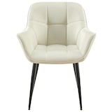 thumbnail of CHEFGASTRO Esszimmerstuhl BRASILIA Stoff HxBxT 85x65x58cm Creme Küchenstuhl