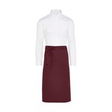 thumbnail of ROME - Medium Length Bistro Apron with Pocket: One Size / Burgundy