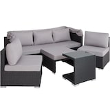 thumbnail of Rattan Lounge mit Aluminiumgestell San Marino  
1