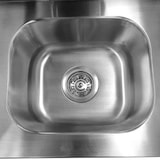 thumbnail of Pia de parede profissional em aço inox 407x415 mm, fácil de limpar, robusta - Equipementpro