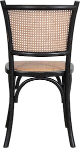 thumbnail of Biscottini Esszimmerstühle – Stuhl aus Holz und Rattan, 45 x 42 x 89 cm – Restaurantstühle – Küchenstühle – Vintage-Thonet-Stuhl – Wohnzimmerstuhl