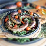 thumbnail of 8L Kazan Schwenktopf Gusseisen Kasan Deckel-Bratpfanne Topf Kessel