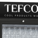 thumbnail of TEFCOLD Enfriador de botellas, acero y vidrio, 595 x 640 x 1775 mm, refrigeración profesional, Blanco