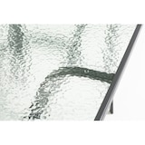 thumbnail of Mesa redonda de jardín Ø100 cm de acero pintado con tablero de vidrio templado, para jardín, terraza y balcón, resistente y estable – Dario