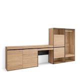 thumbnail of Schuhschrank, Platzsparender Schrank, 297x35x145 cm, Schlafzimmer, Offener Schrank, Kommode, Schminktisch, Modern Style, Eiche _458_30