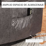 thumbnail of HOMCOM sillón relax levanta personas eléctrico con reposapiés 2 bolsillos mando a distancia y reclinación eléctrica hasta 135°