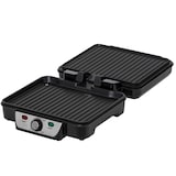 thumbnail of Mesko MS 3050 Contact Grill Plancha de Asar Doble, Tapa Basculante 180° Apertura, Placas antiadherentes, Termostato Regulable, Recoge- grasa, 2500W