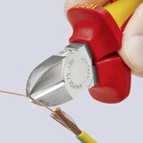 thumbnail of KNIPEX Zijsnijders, 180mm, Geïsoleerd 1000V, Geïsoleerd, VDE getest, Standaard