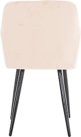thumbnail of 4er Set Esszimmerstuhl Shila beige/Samt