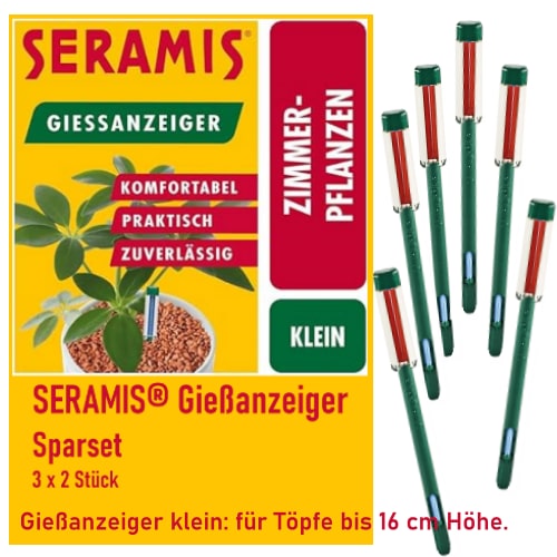 SERAMIS Gießanzeiger klein 16cm - Sparset: 6 Stk