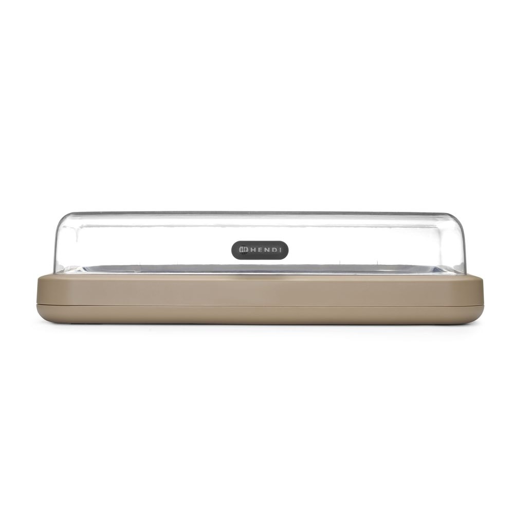 HENDI Koeldisplay UNIQ,  designed by Robert Bronwasser, GN 1/1, Beige, 593x389x(H)147mm, Rechthoekig