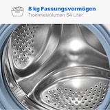 thumbnail of Bomann Waschmaschine WA7185 8 kg 1400 U/Min nur 72db Inverter Motor